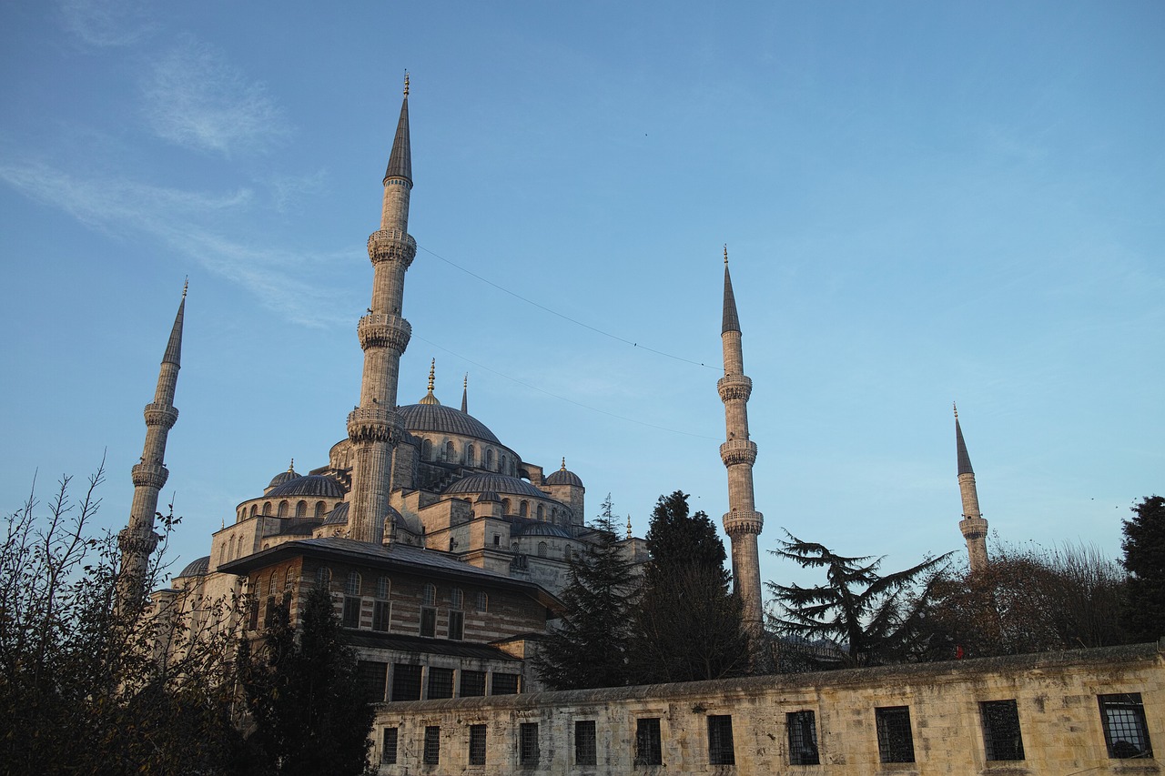 Sultanahmet, Cami, Minaretas, Istanbulas, Turkija, Architektūra, Religija, Islamas, Minaretai, Miestas