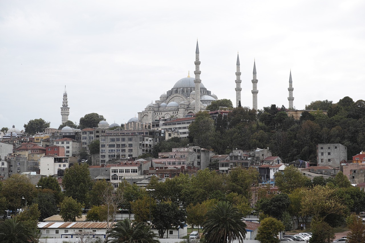 Sultanahmet, Cami, Minaretas, Istanbulas, Turkija, Architektūra, Religija, Islamas, Minaretai, Miestas