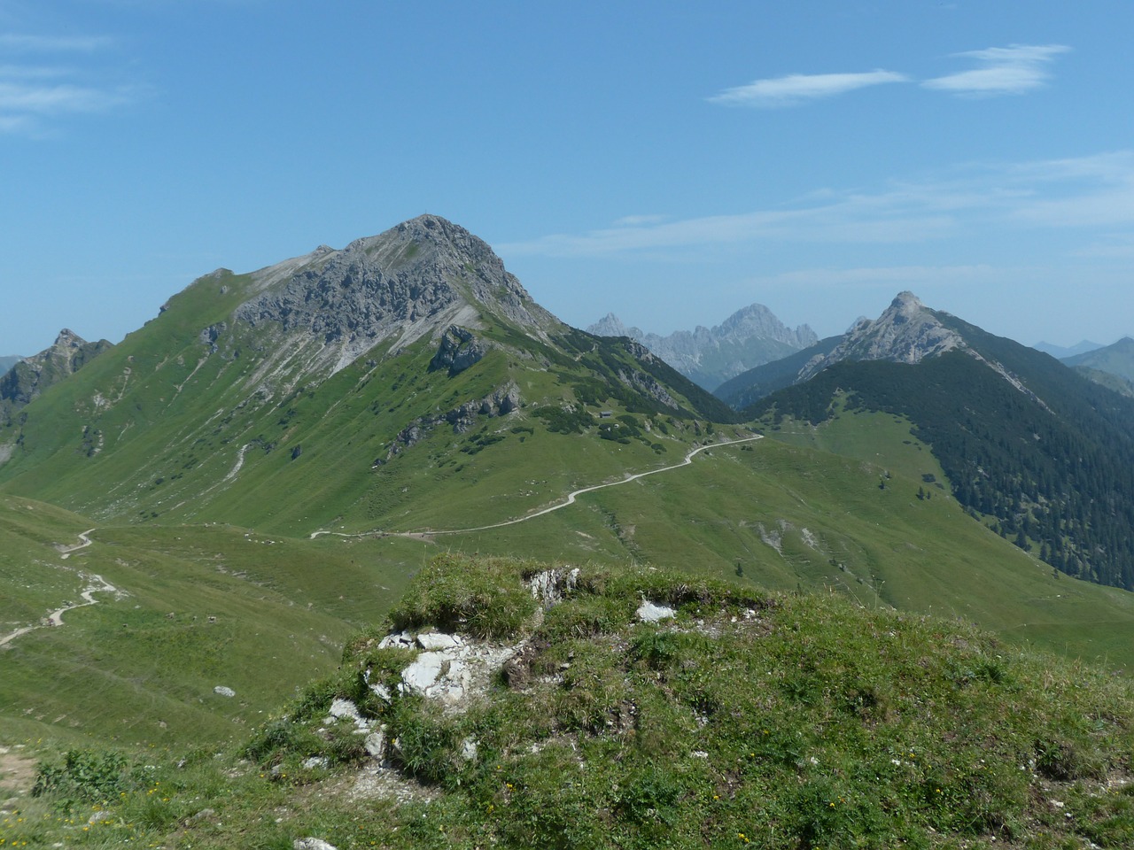 Sulz Tips, Litniskrofenas, Krinnenspitze, Žygis, Kalnų Žygis, Žygiai, Daugiau, Kalnai, Alpių, Kalnų Pievos