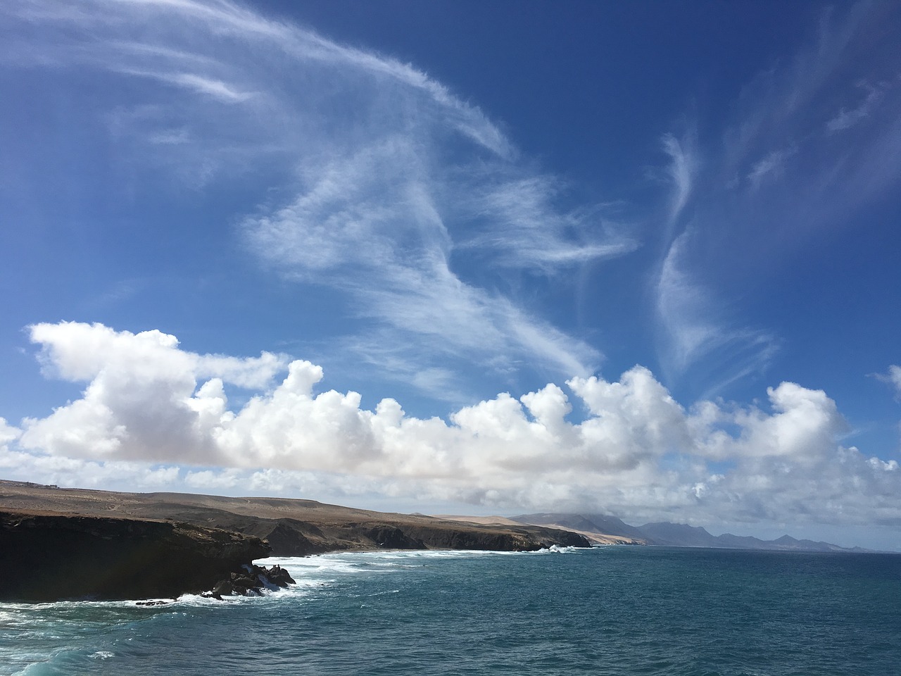 Fuerteventura, Vakarinė Fuerteventuros Pakrantė, Kranto Linija, Nemokamos Nuotraukos,  Nemokama Licenzija