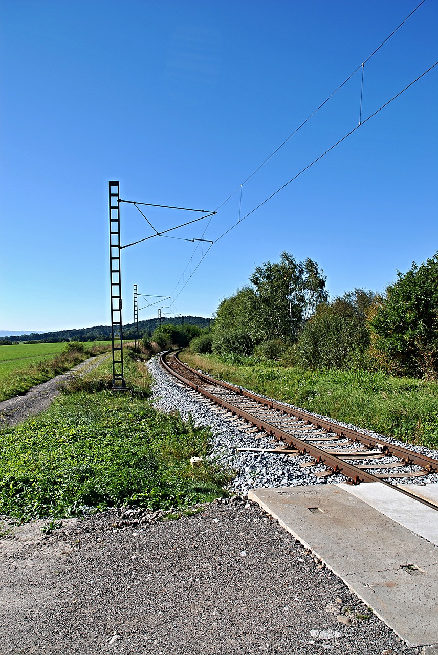 Vasara, Geležinkelis, Trasa, Traukinio Perėjimas, Ryšiai, Žvyras, Geležinkelio Keliai, Nemokamos Nuotraukos,  Nemokama Licenzija