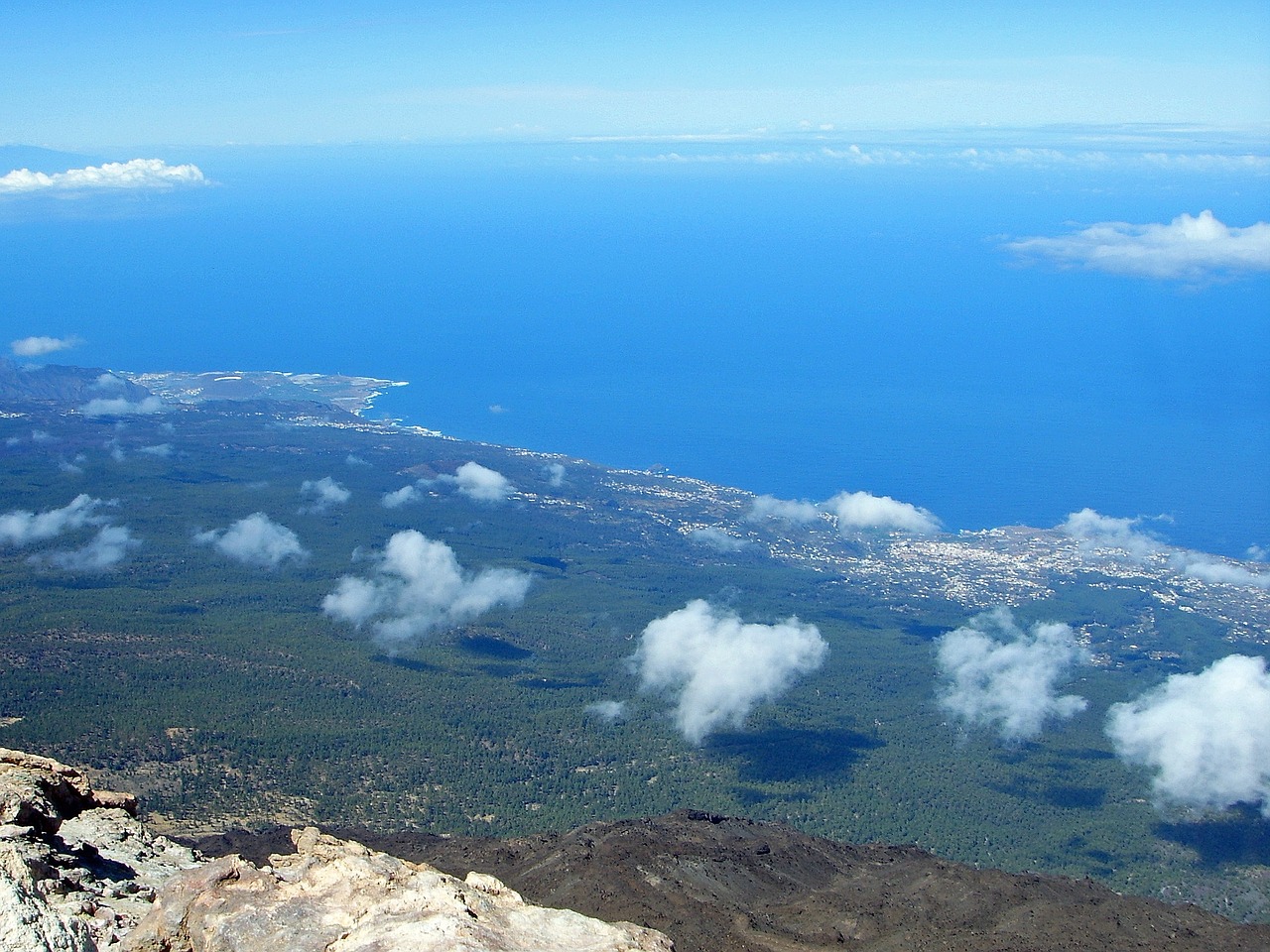Aukščiausiojo Lygio Susitikimas, Perspektyva, Panorama, Pico Del Teide, Geras Vaizdas, Tenerifė, Vaizdas, Sala, Tolimas Vaizdas, Nemokamos Nuotraukos