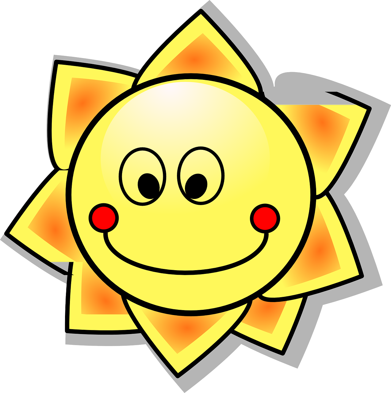 Saulė, Saulės Energija, Saulės Šviesa, Animacinis Filmas, Karštas, Vasara, Šypsena, Laimingas, Žiniasklaida, Vaizdas