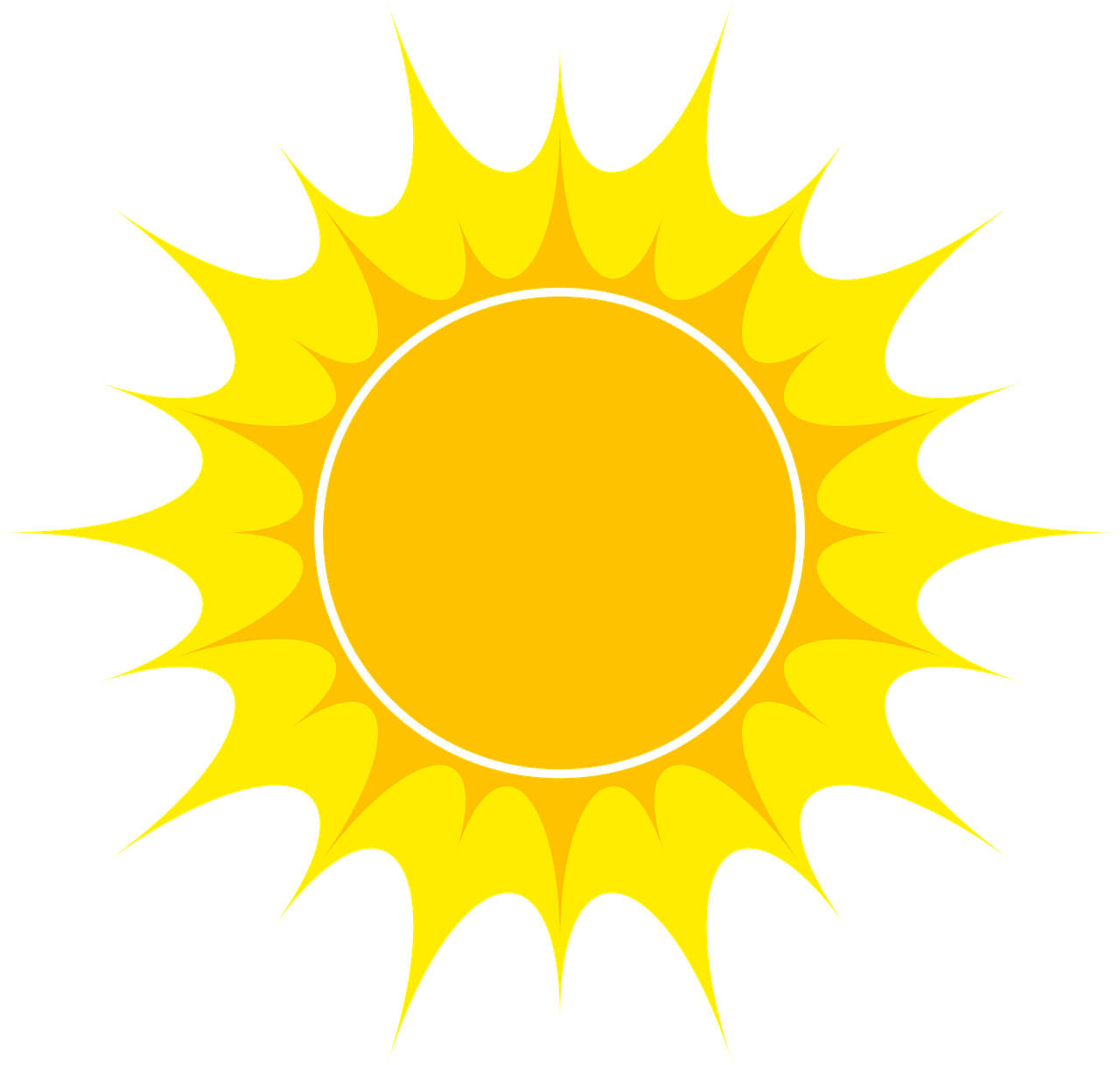 Saulė, Astro, Vektorius, Ray, Žibintai, Ekologinis, Šviesa, Energija, Geltona, Oranžinė