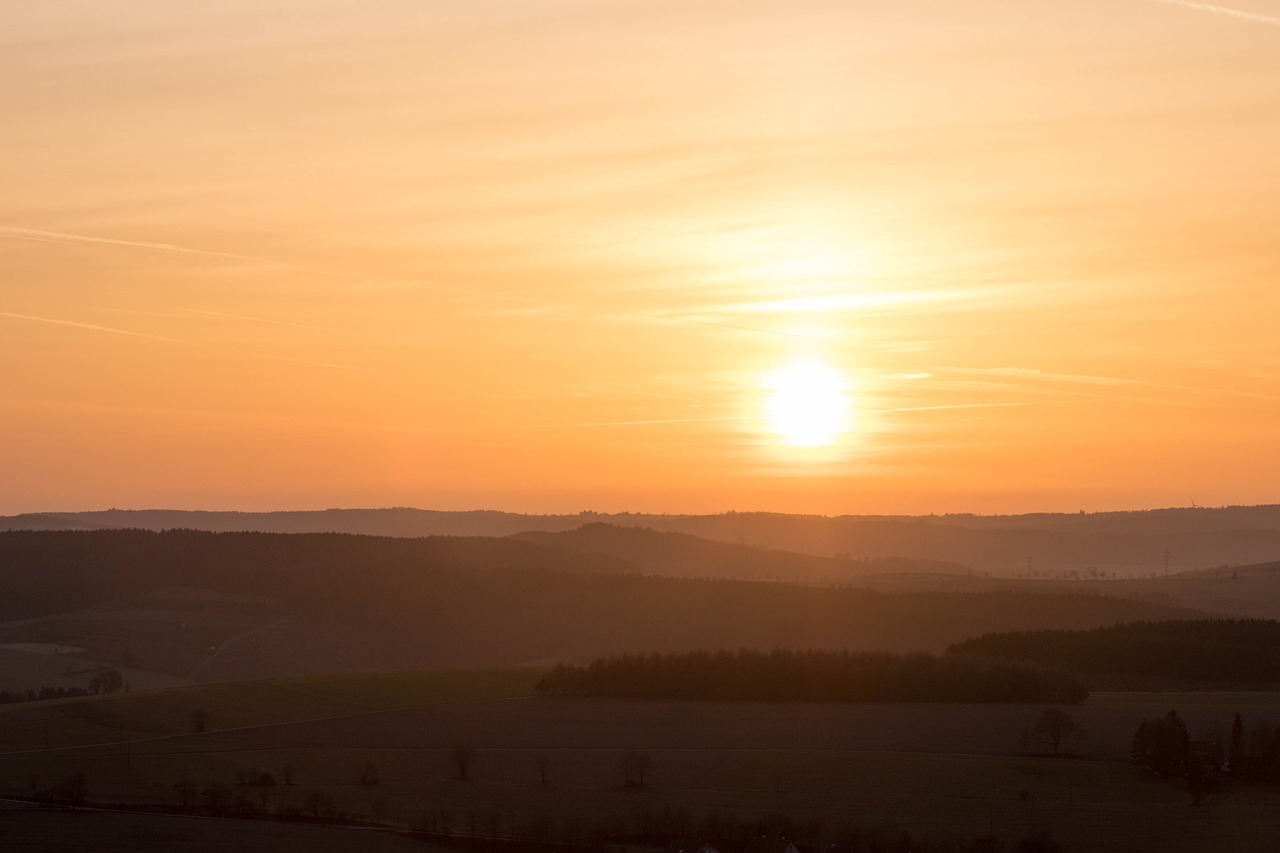 Saulė, Saulėlydis, Abendstimmung, Dangus, Besileidžianti Saulė, Afterglow, Gamta, Vakarinis Dangus, Twilight, Nemokamos Nuotraukos