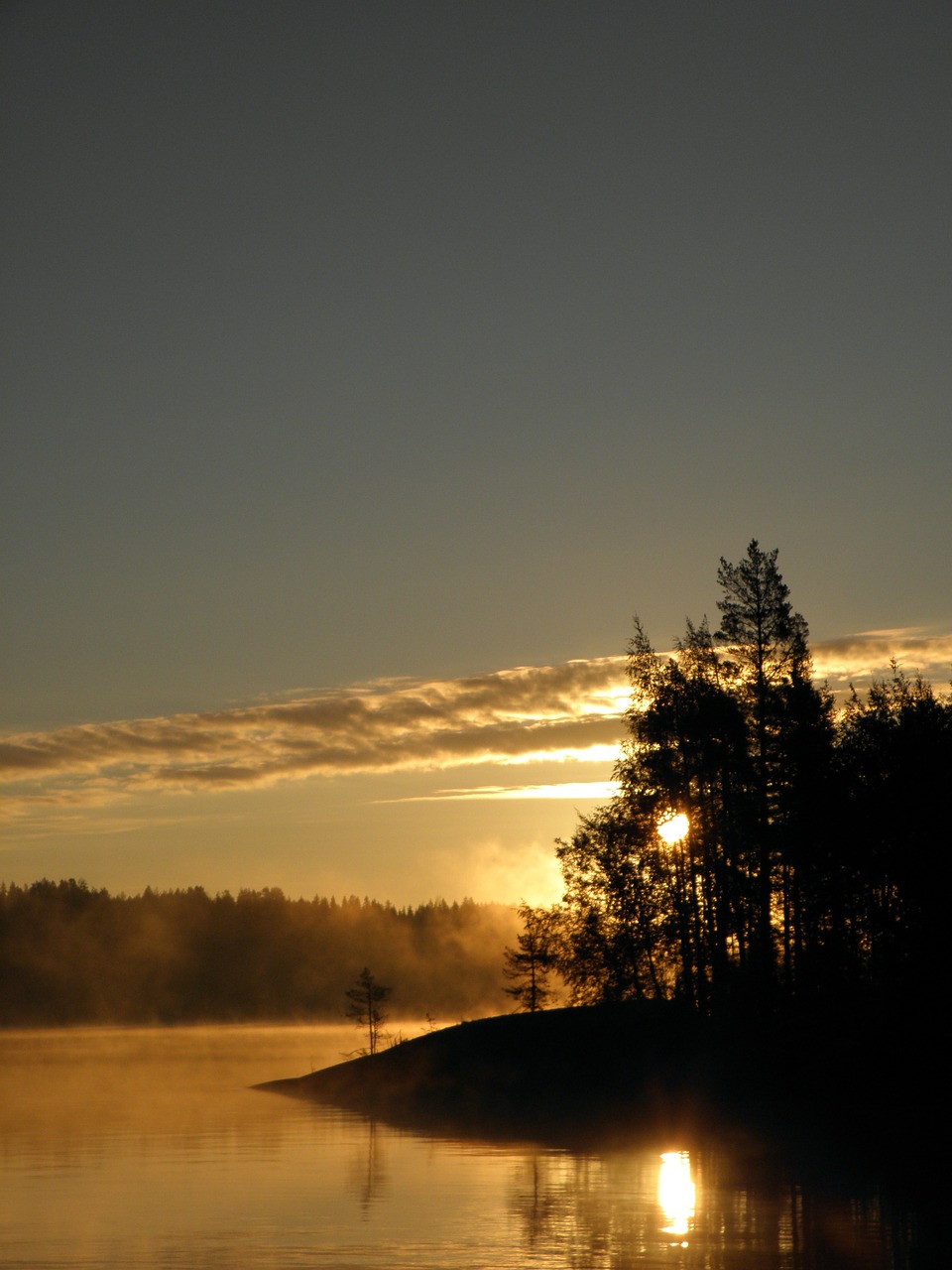 Saulė, Suomių, Savonlinna, Saimaa, Dangus, Vanduo, Ežeras Finlande, Gamta, Saulėtas, Ežeras