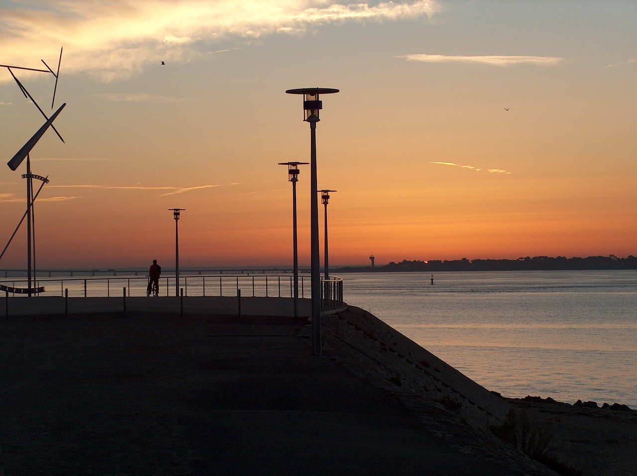 Saulėtekis, Saint-Nazaire, Jūra, Šventė, Atlanto Pakrantė, Kraštovaizdis, Nemokamos Nuotraukos,  Nemokama Licenzija