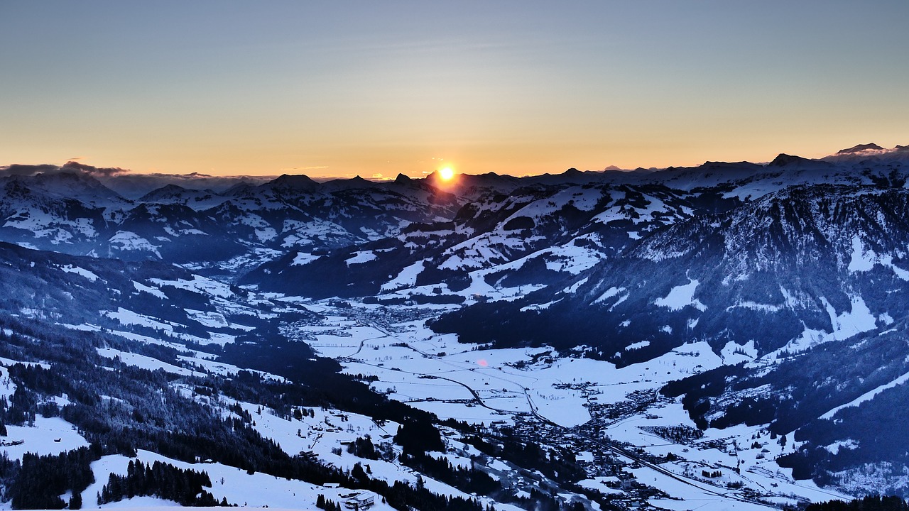 Saulėtekis, High Salve Austria, Ryto Nuotaika Daugiausia Kalnų, Nemokamos Nuotraukos,  Nemokama Licenzija