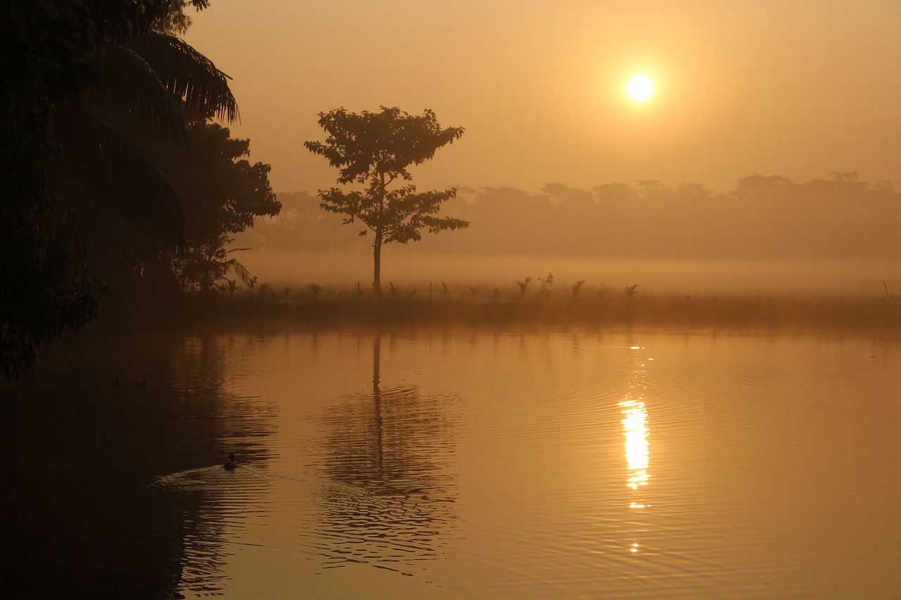 Sunrise,  Dawn,  Vandens,  Saulė,  Rytą,  Kraštovaizdis,  Saulės,  Pobūdį,  Ežeras,  Atspindys