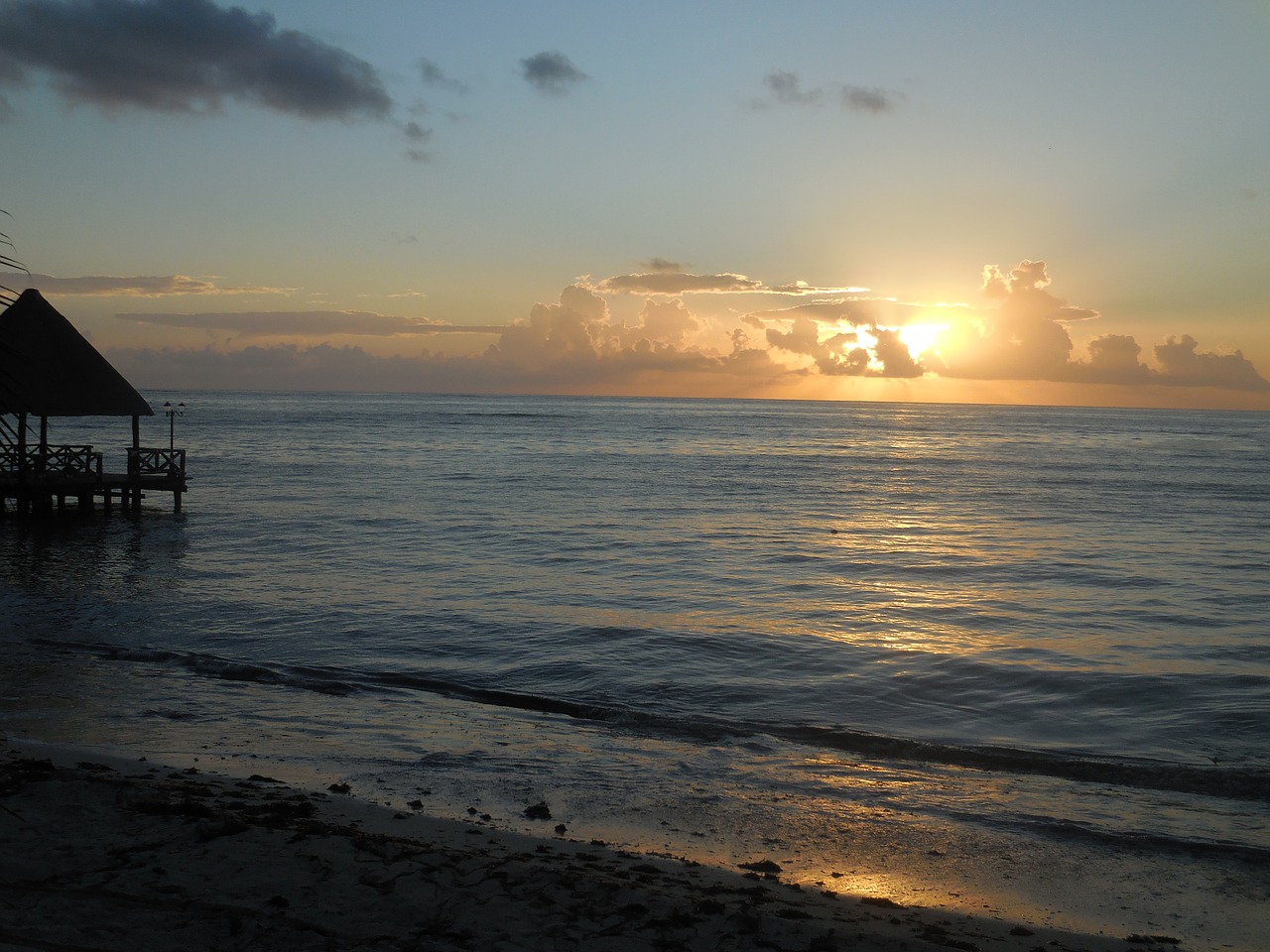 Sunrise,  Papludimys,  Jukatano,  Vandenynas,  Horizontas, Nemokamos Nuotraukos,  Nemokama Licenzija