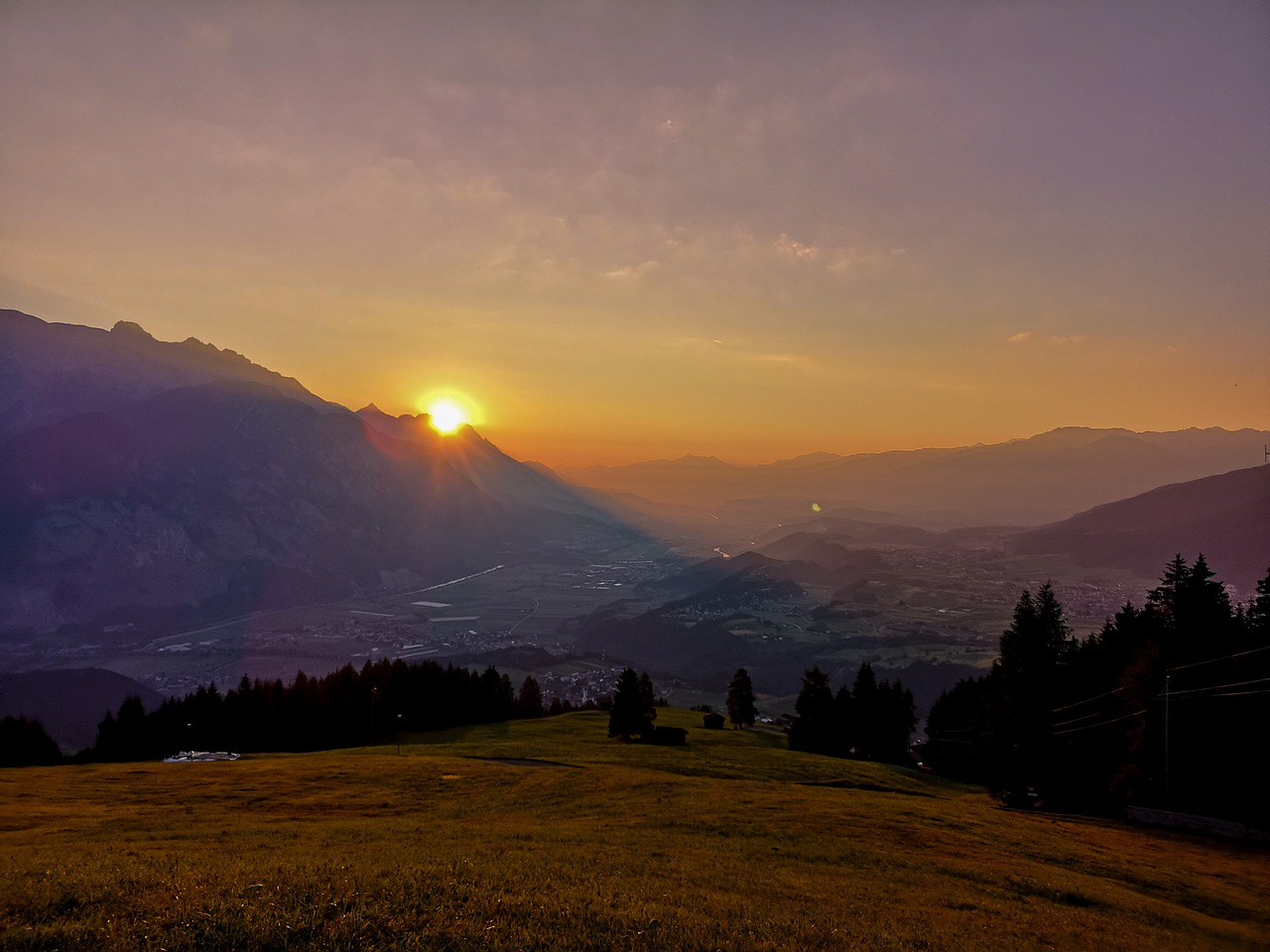 Sunrise,  Oberperfuss,  Tyrol,  Austrija,  Orų,  Saulė,  Turizmas, Nemokamos Nuotraukos,  Nemokama Licenzija