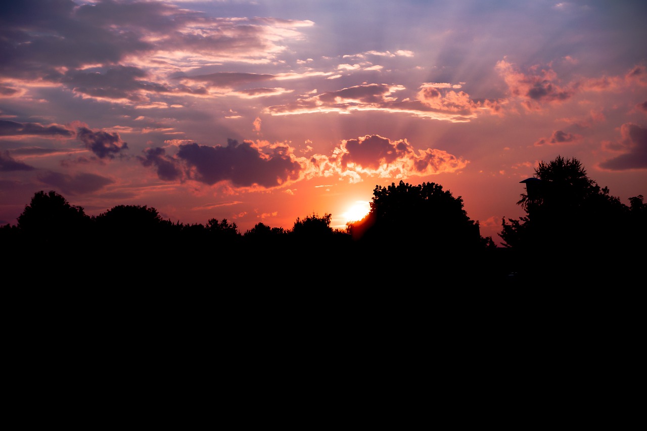 Saulėtekis, Saulėlydis, Afterglow, Morgenrot, Saulė, Abendstimmung, Ryškiai Raudona, Rytas, Atmosfera, Nemokamos Nuotraukos