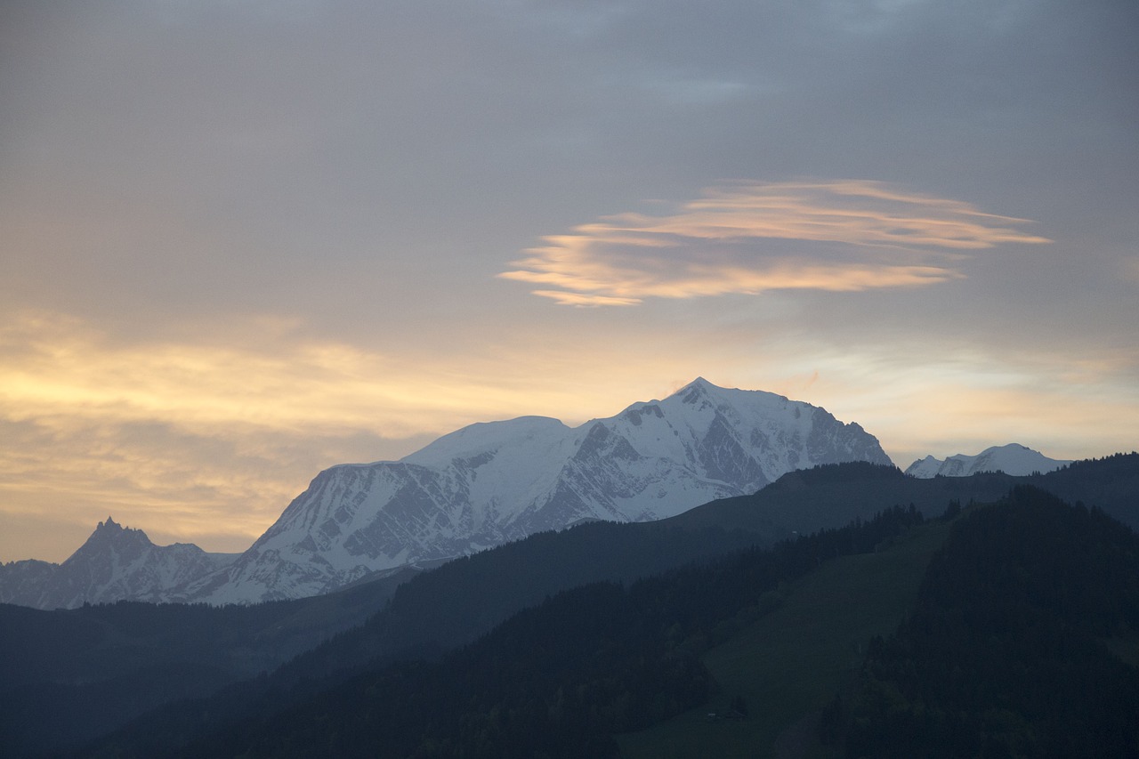 Saulėtekis, Sniegas, Kalnas, Mont Blanc, Nemokamos Nuotraukos,  Nemokama Licenzija