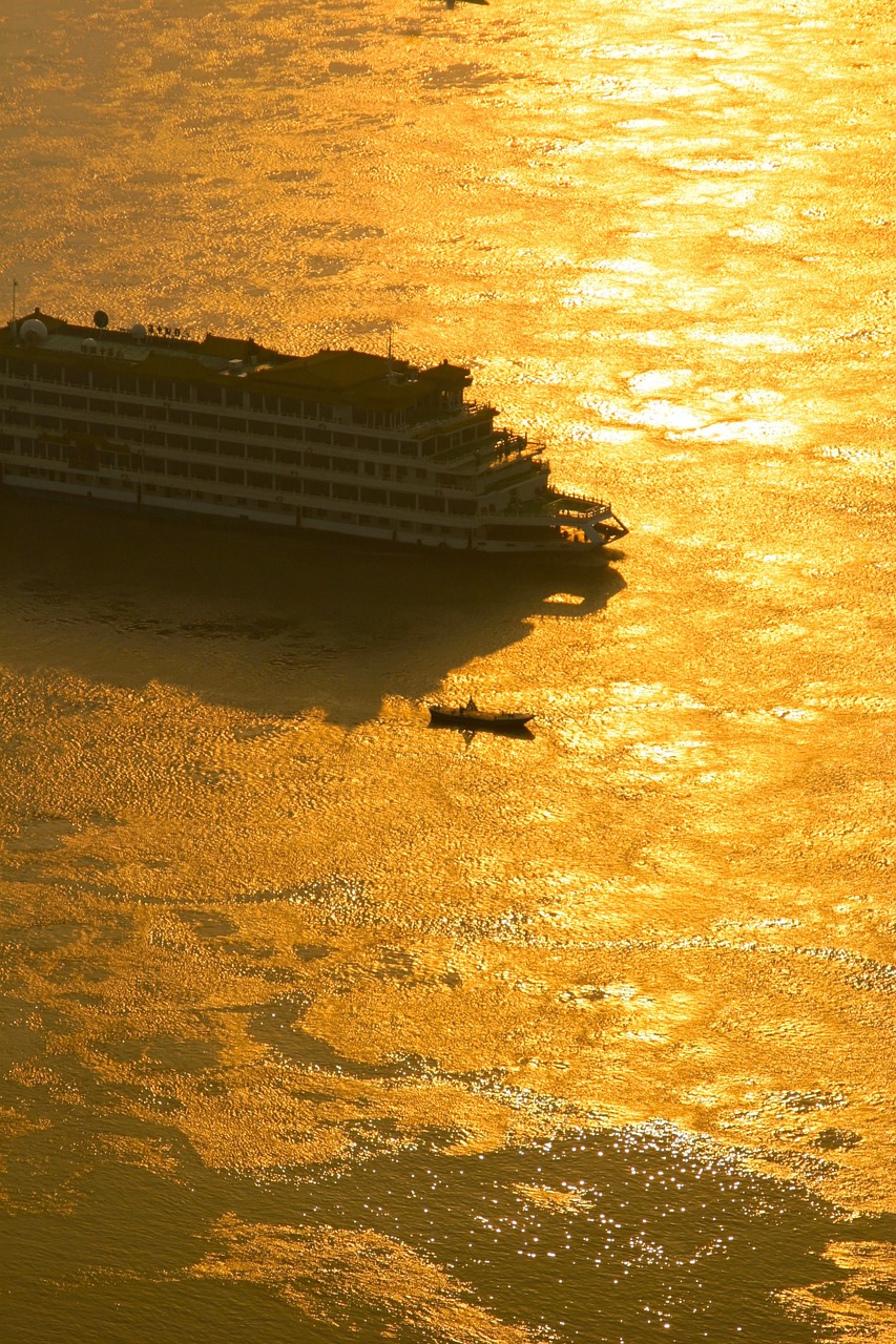 Saulėlydis, Medis, Gamta, Twilight, Vakaro Saulė, Kraštovaizdis, Boot, Turistai, Kruizas, Saulė