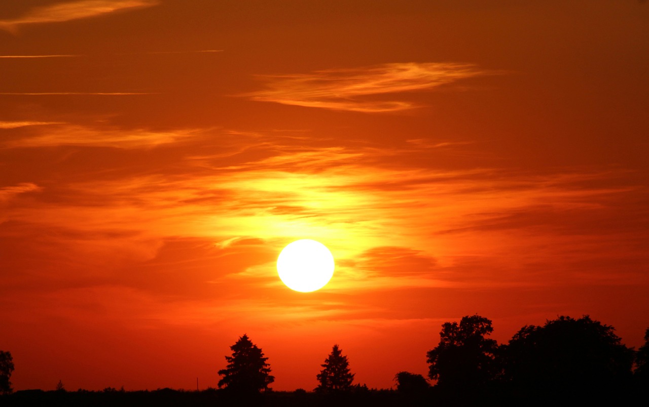 Saulėlydis, Saulė, Abendstimmung, Besileidžianti Saulė, Dangus, Afterglow, Nemokamos Nuotraukos,  Nemokama Licenzija