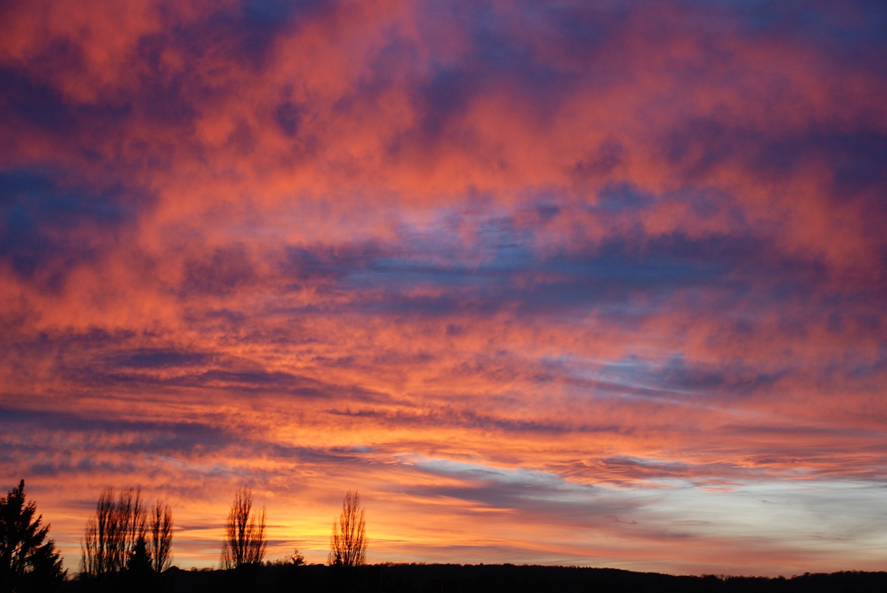 Saulėlydis, Afterglow, Abendstimmung, Dangus, Dusk, Gamta, Kraštovaizdis, Nemokamos Nuotraukos,  Nemokama Licenzija