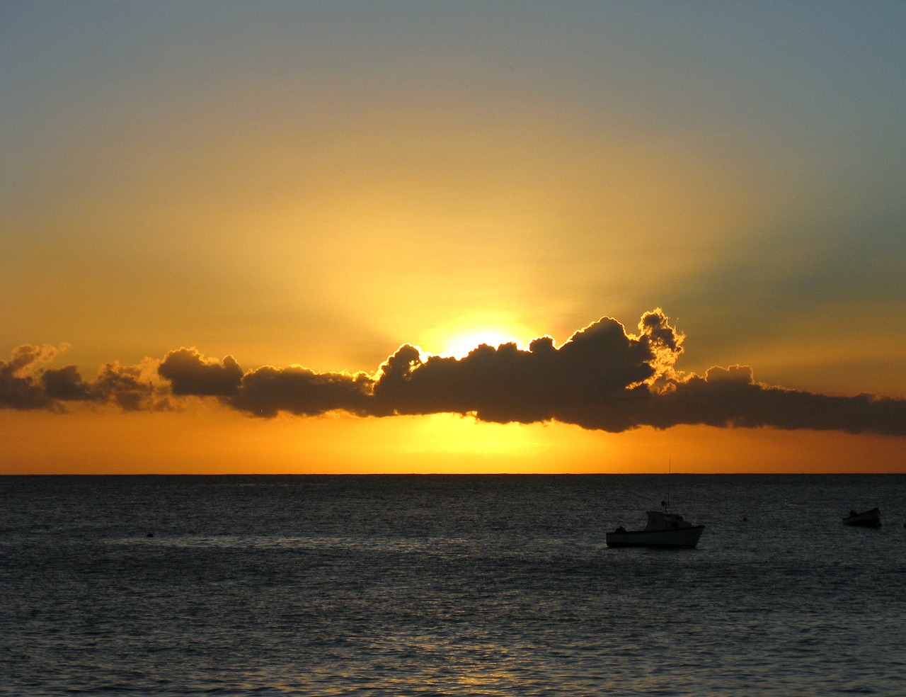 Saulėlydis, Debesys, Nuostabus, Carlisle Bay, Barbados, Nemokamos Nuotraukos,  Nemokama Licenzija