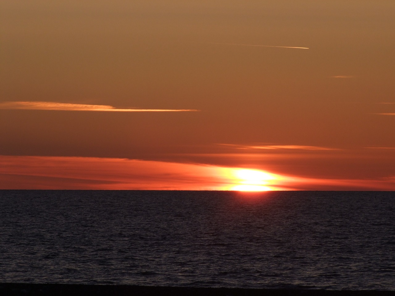 Saulėlydis, Afterglow, Abendstimmung, Vakarinis Dangus, Jūra, Debesys, Nemokamos Nuotraukos,  Nemokama Licenzija