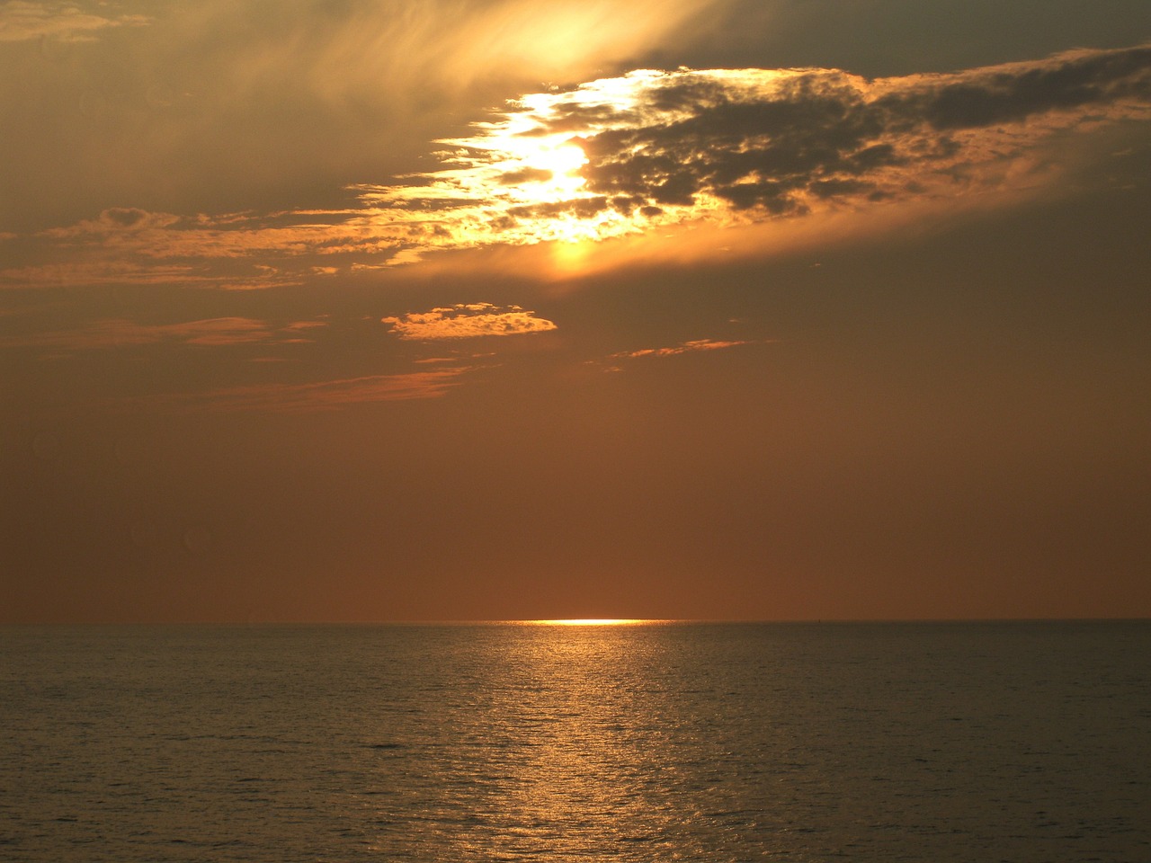 Saulėlydis, Debesys, Saulė, Jūra, Vanduo, Šviesa, Vandenynas, Dangus, Dusk, Gamta