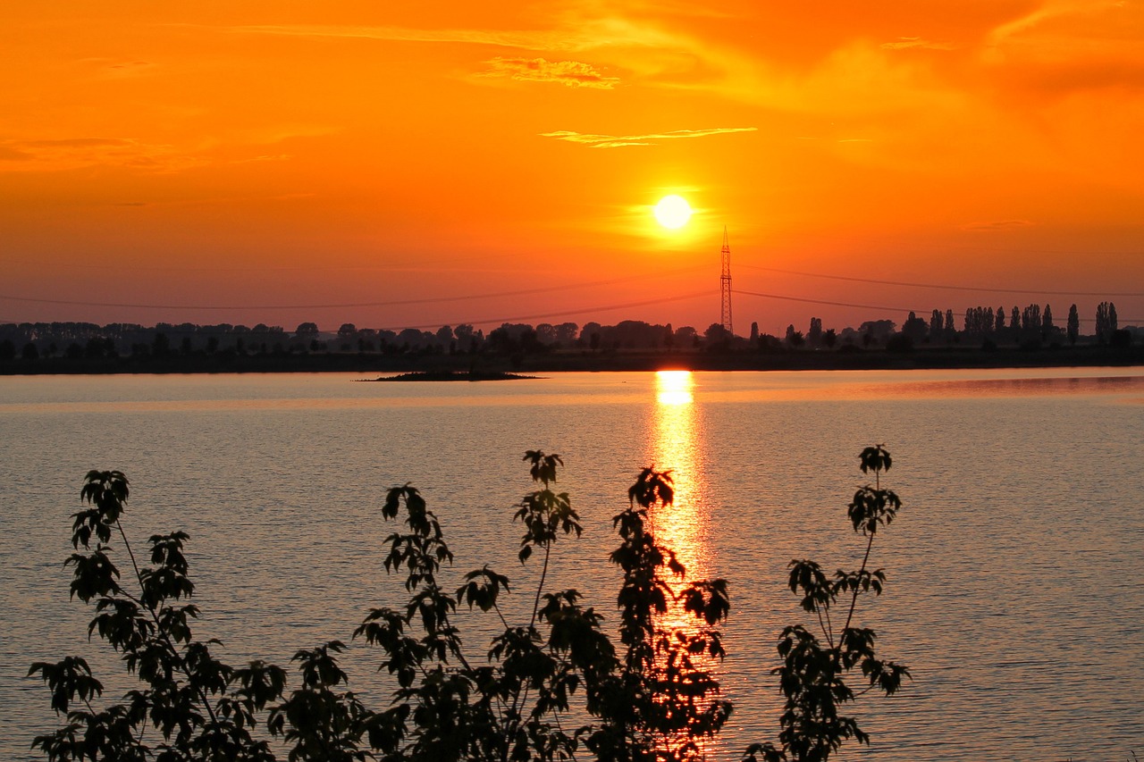 Saulėlydis, Siluetas, Abendstimmung, Vakarinis Dangus, Atgal Šviesa, Afterglow, Veidrodis, Nemokamos Nuotraukos,  Nemokama Licenzija