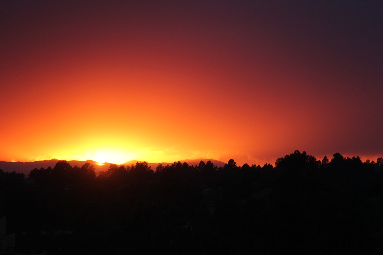 Saulėlydis, Dangus, Saulė, Gamta, Vakaras, Oranžinė, Raudona, Dusk, Šviesus, Nemokamos Nuotraukos