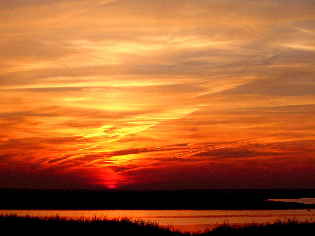 Saulėlydis, Menorka, Abendstimmung, Atmosfera, Debesys, Vanduo, Dangus, Afterglow, Jūra, Saulės Šviesa