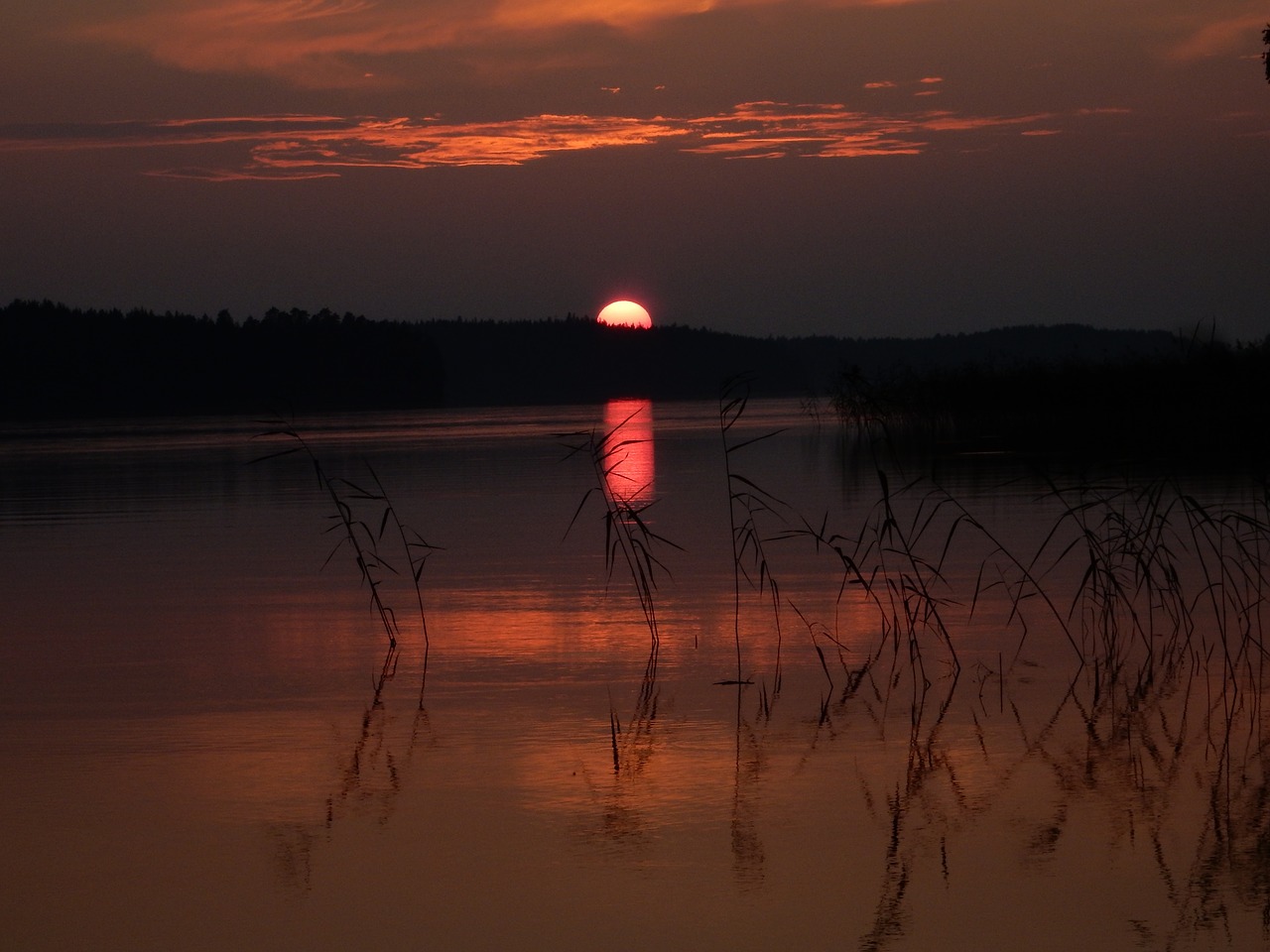 Saulėlydis, Finland, Suomi, Jūra, Dangus, Debesys, Turizmas, Vanduo, Saulė, Šventė