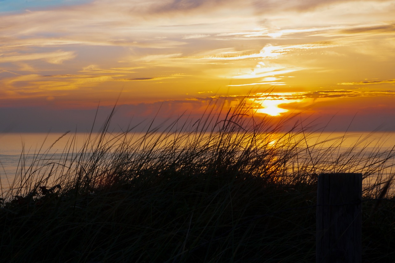 Saulėlydis, Ežeras, Holland, Romantika, Abendstimmung, Gamta, Saulė, Bankas, Jūra, Kraštovaizdis