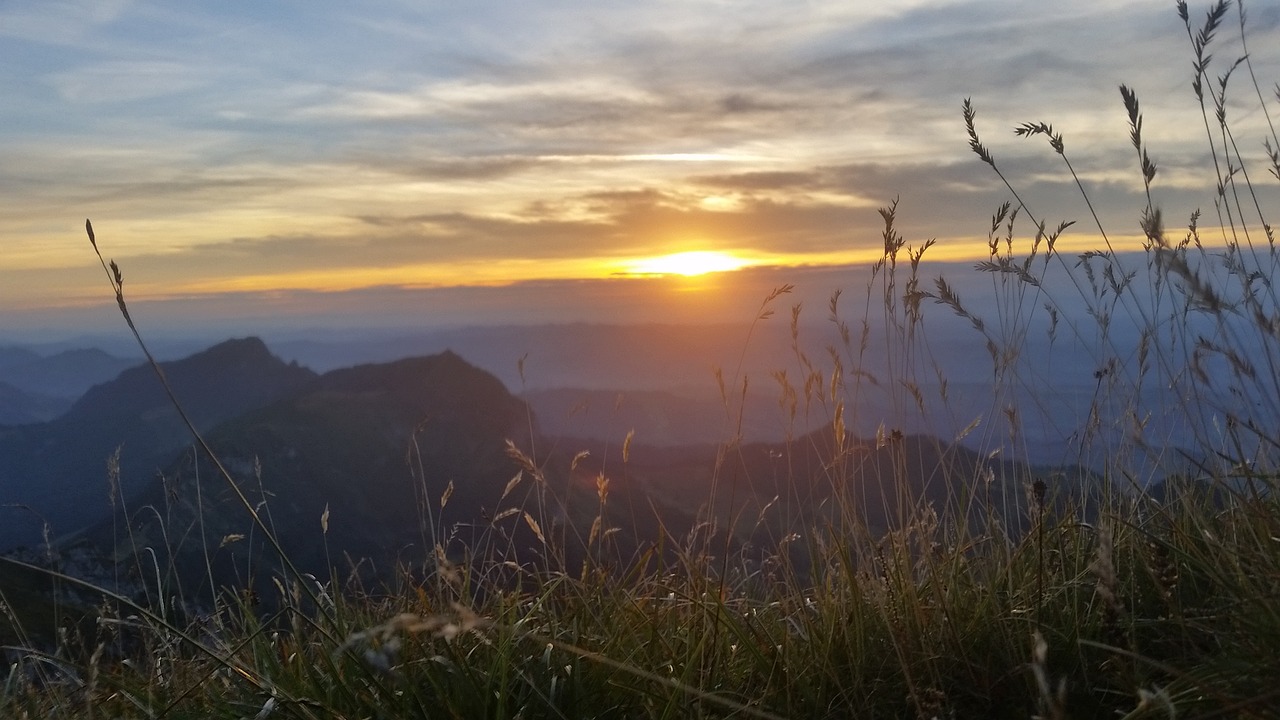 Saulėlydis, Ramso Dėžutė, Pilatus, Lauke, Abendstimmung, Volaris Parasparniai, Paragliding, Nemokamos Nuotraukos,  Nemokama Licenzija