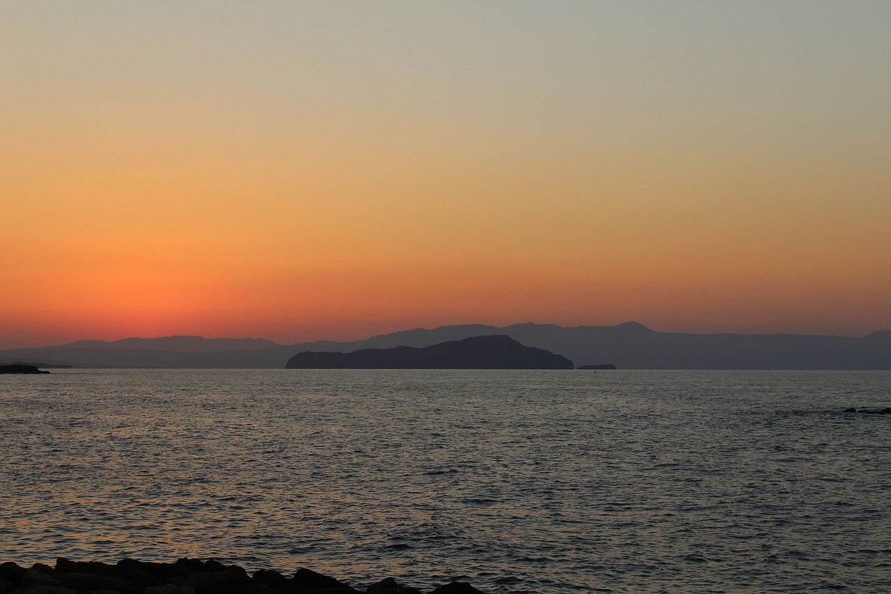 Saulėlydis, Kraštovaizdis, Crete, Chania, Nemokamos Nuotraukos,  Nemokama Licenzija