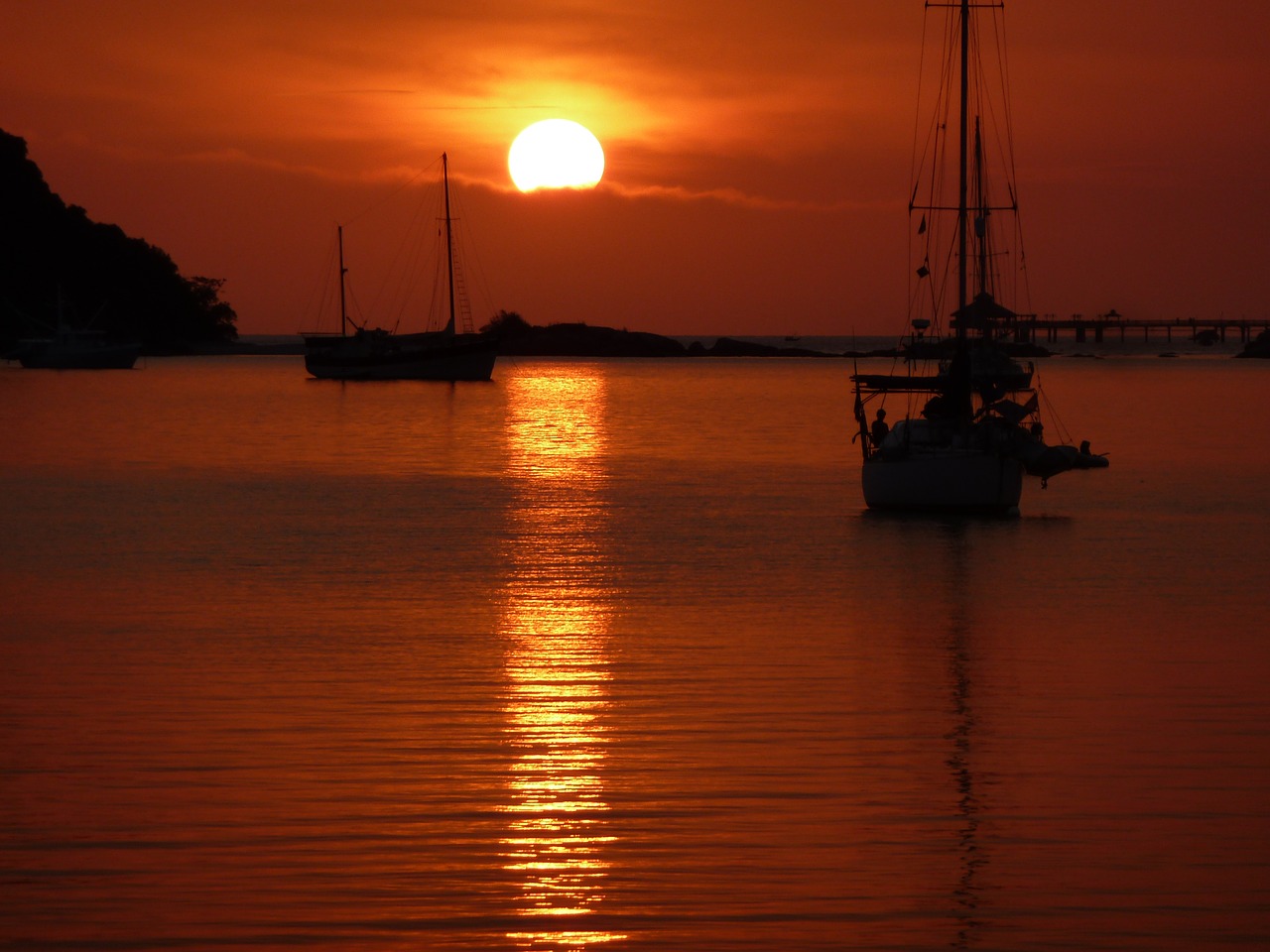 Saulėlydis, Šventė, Romantiškas, Tylus, Vakarinė Šviesa, Romantika, Saulėlydžio Jūra, Vakaro Saulė, Jūra, Abendstimmung