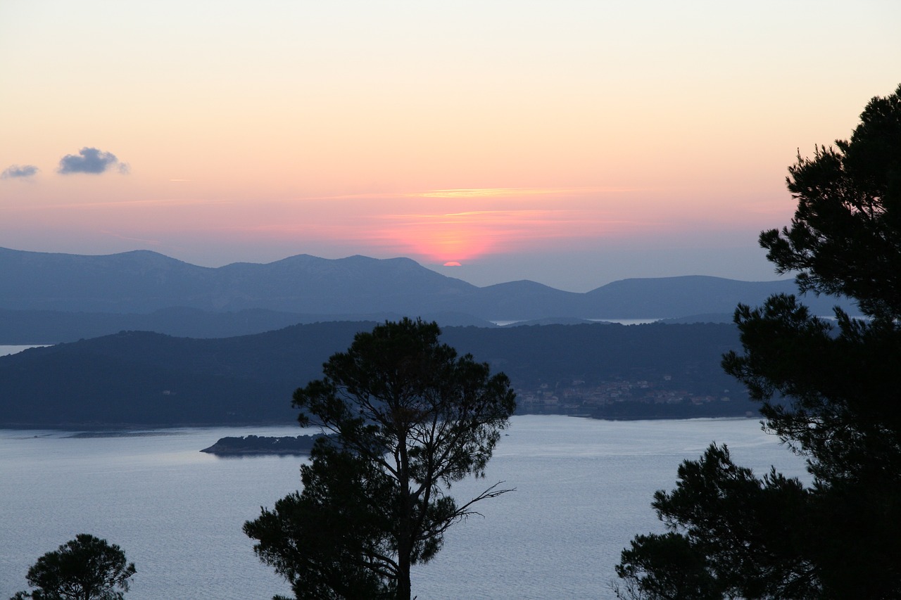 Saulėlydis, Jūra, Abendstimmung, Saulėlydžio Jūra, Farbenpracht, Kroatija, Nemokamos Nuotraukos,  Nemokama Licenzija