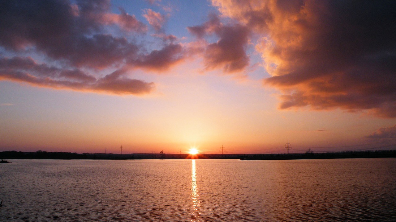 Saulėlydis, Debesys, Vakarinis Dangus, Abendstimmung, Atmosfera, Dusk, Elba, Prettin, Nemokamos Nuotraukos,  Nemokama Licenzija