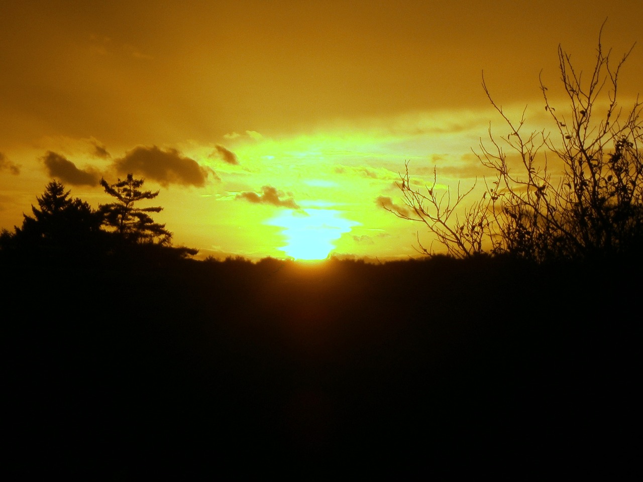 Saulėlydis, Afterglow, Vakarinis Dangus, Romantiškas, Debesys, Gamta, Dangus, Saulė, Poilsis, Abendstimmung