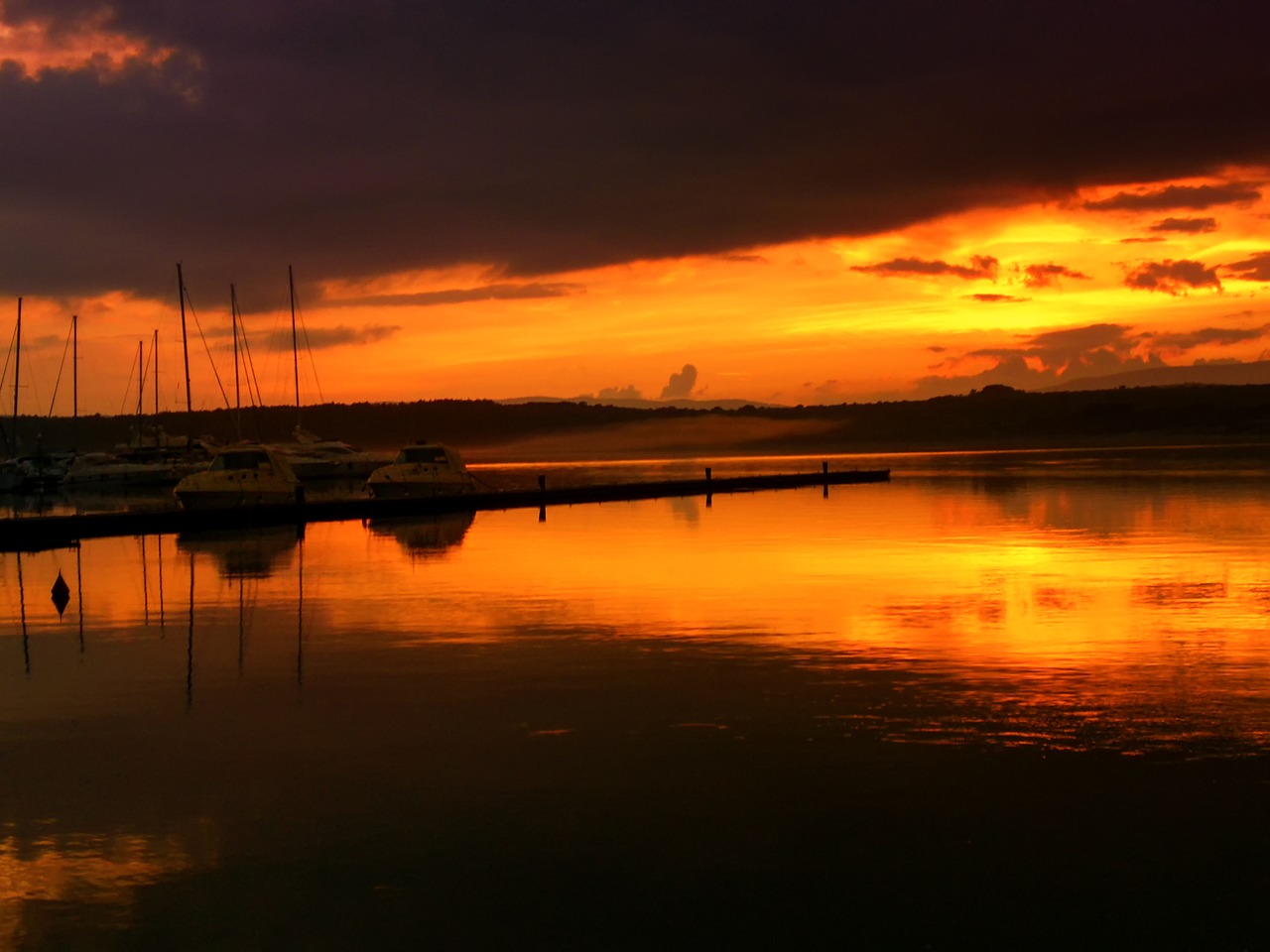 Saulėlydis, Kroatija, Adrijos Jūra, Jūra, Abendstimmung, Poilsis, Debesys, Dangus, Vakarinis Dangus, Farbenpracht