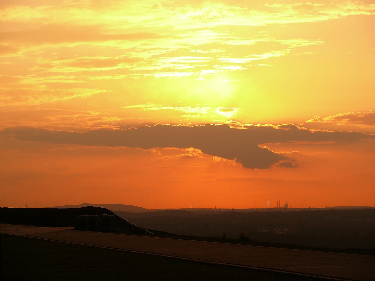 Saulėlydis, Dangus, Savivartis, Ruhr Area, Abendstimmung, Vakarinis Dangus, Nemokamos Nuotraukos,  Nemokama Licenzija