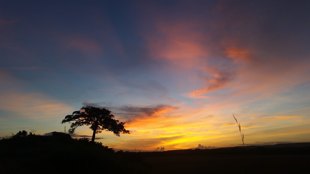 Saulėlydis, Debesys, Spalvinga, Dangus, Saulė, Kraštovaizdis, Vasara, Oranžinė, Dramatiškas, Dusk