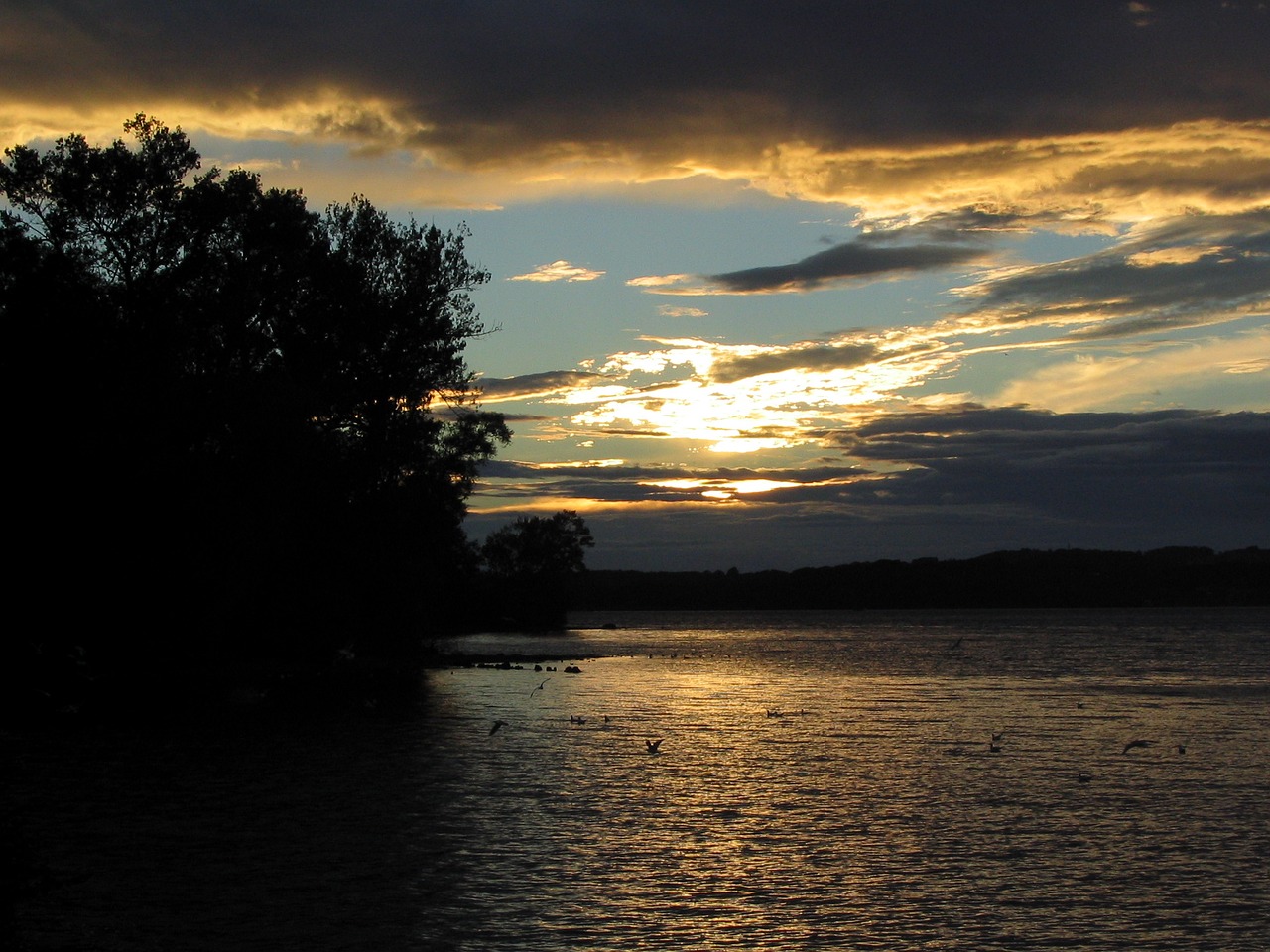 Saulėlydis, Ežeras, Abendstimmung, Romantika, Vakaras, Twilight, Vanduo, Nemokamos Nuotraukos,  Nemokama Licenzija