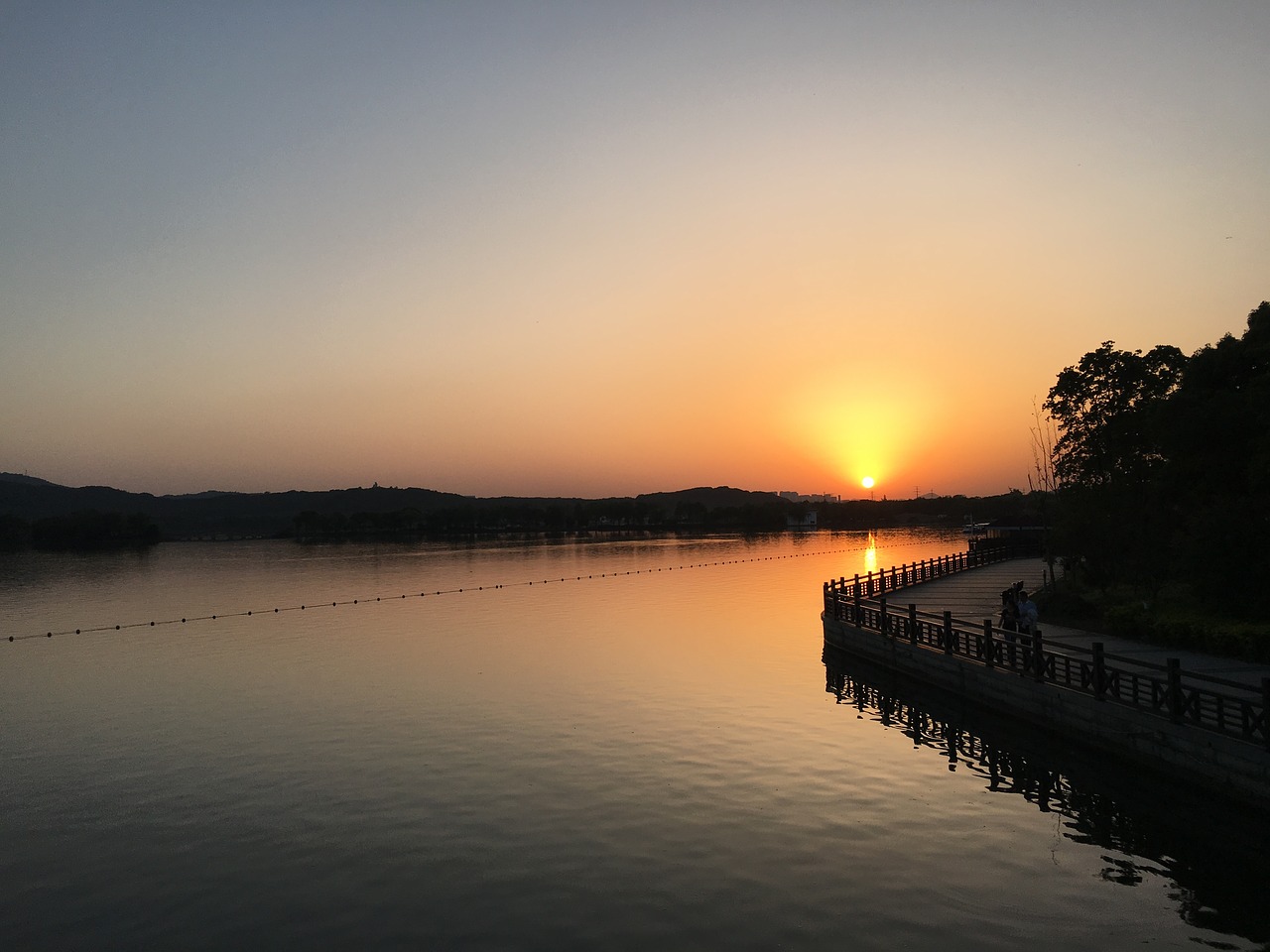 Saulėlydis, Lakefront, Taihu Ežeras, Suzhou, Vasaros Pradžia, Nemokamos Nuotraukos,  Nemokama Licenzija