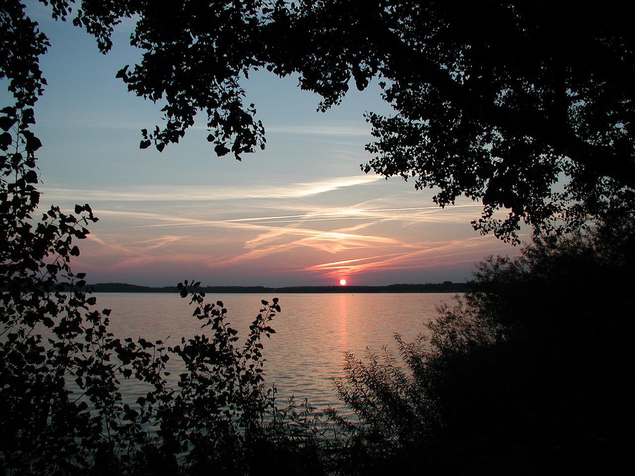 Saulėlydis, Ežeras, Abendstimmung, Gamta, Twilight, Saulė, Nemokamos Nuotraukos,  Nemokama Licenzija