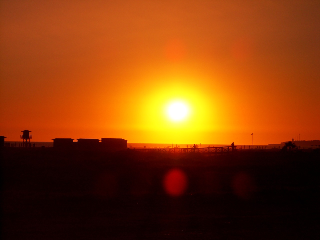 Saulėlydis, Papludimys, Raudona, Saulė, Abendstimmung, Jerez, Ispanija, Oranžinė, Šventė, Nemokamos Nuotraukos