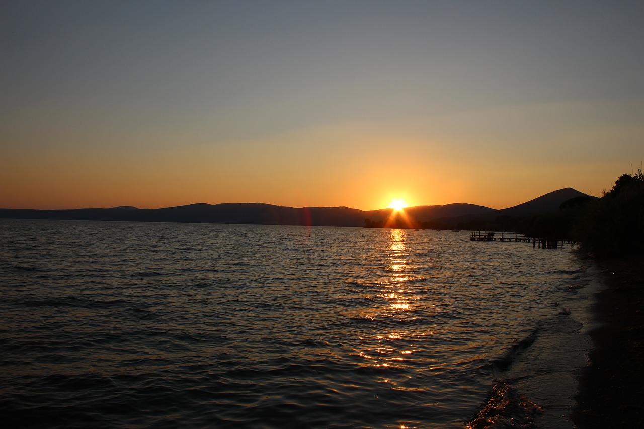 Saulėlydis, Italy, Ežeras, Abendstimmung, Bankas, Vakaras, Ežeras, Nemokamos Nuotraukos,  Nemokama Licenzija