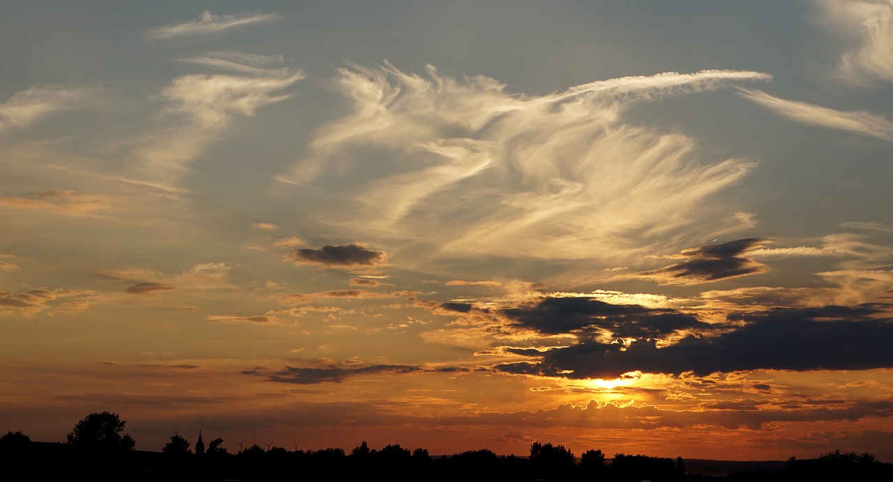 Saulėlydis, Debesys, Dangus, Vakarinis Dangus, Abendstimmung, Afterglow, Nemokamos Nuotraukos,  Nemokama Licenzija