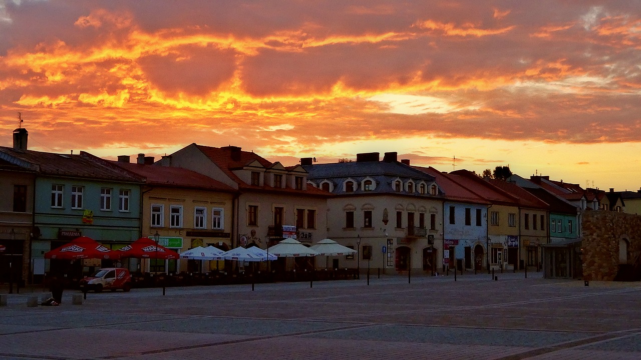 Saulėlydis, Kraštovaizdis, Dangus, Spalvos, Lenkija, Debesys, Olkusz, Grožis, Vaizdingai, Nemokamos Nuotraukos