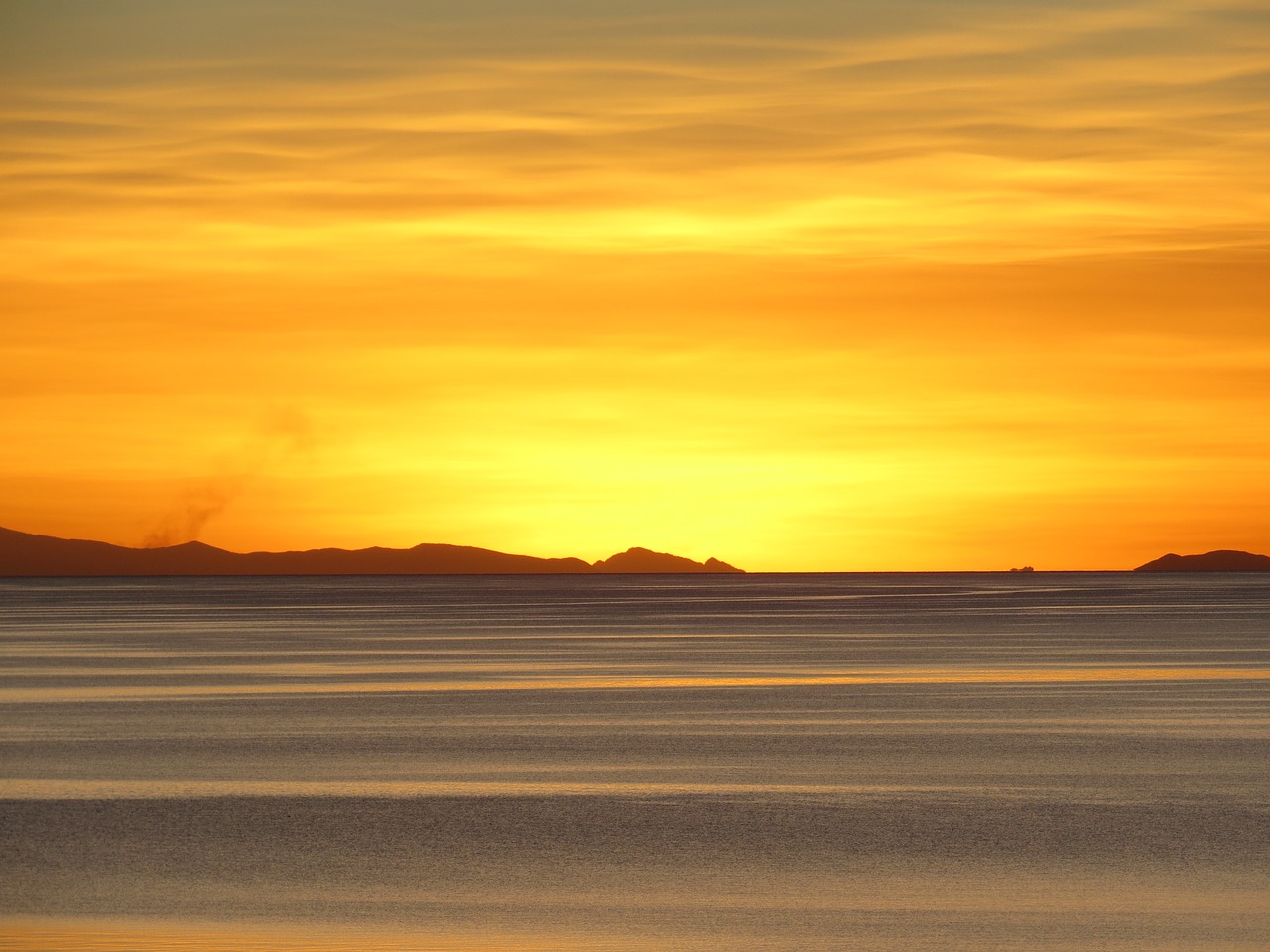 Saulėlydis, Ežeras Titicaca, Peru, Nemokamos Nuotraukos,  Nemokama Licenzija