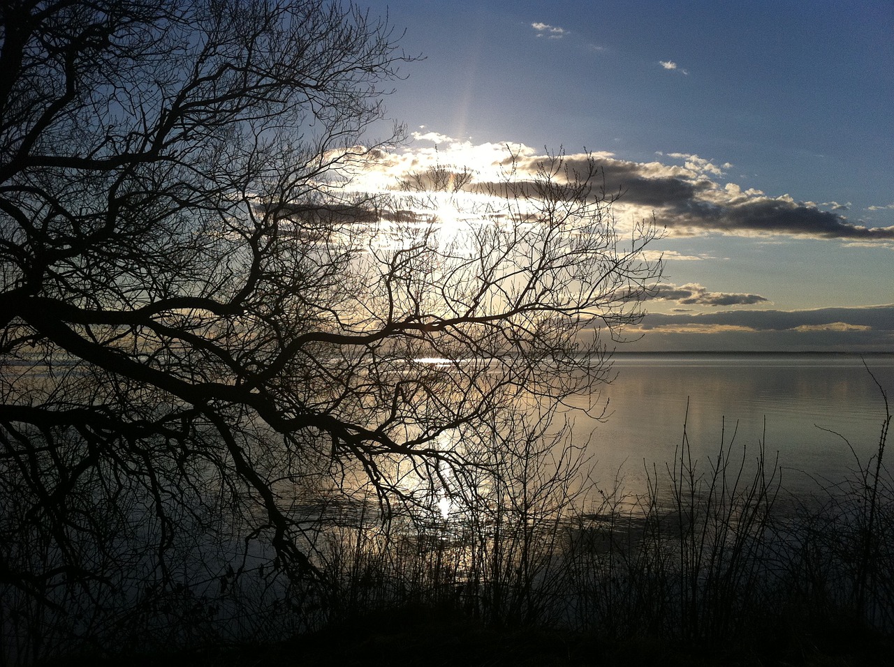 Saulėlydis, Gränna, Vättern, Himmel, Debesis, Vanduo, Gamta, Nemokamos Nuotraukos,  Nemokama Licenzija