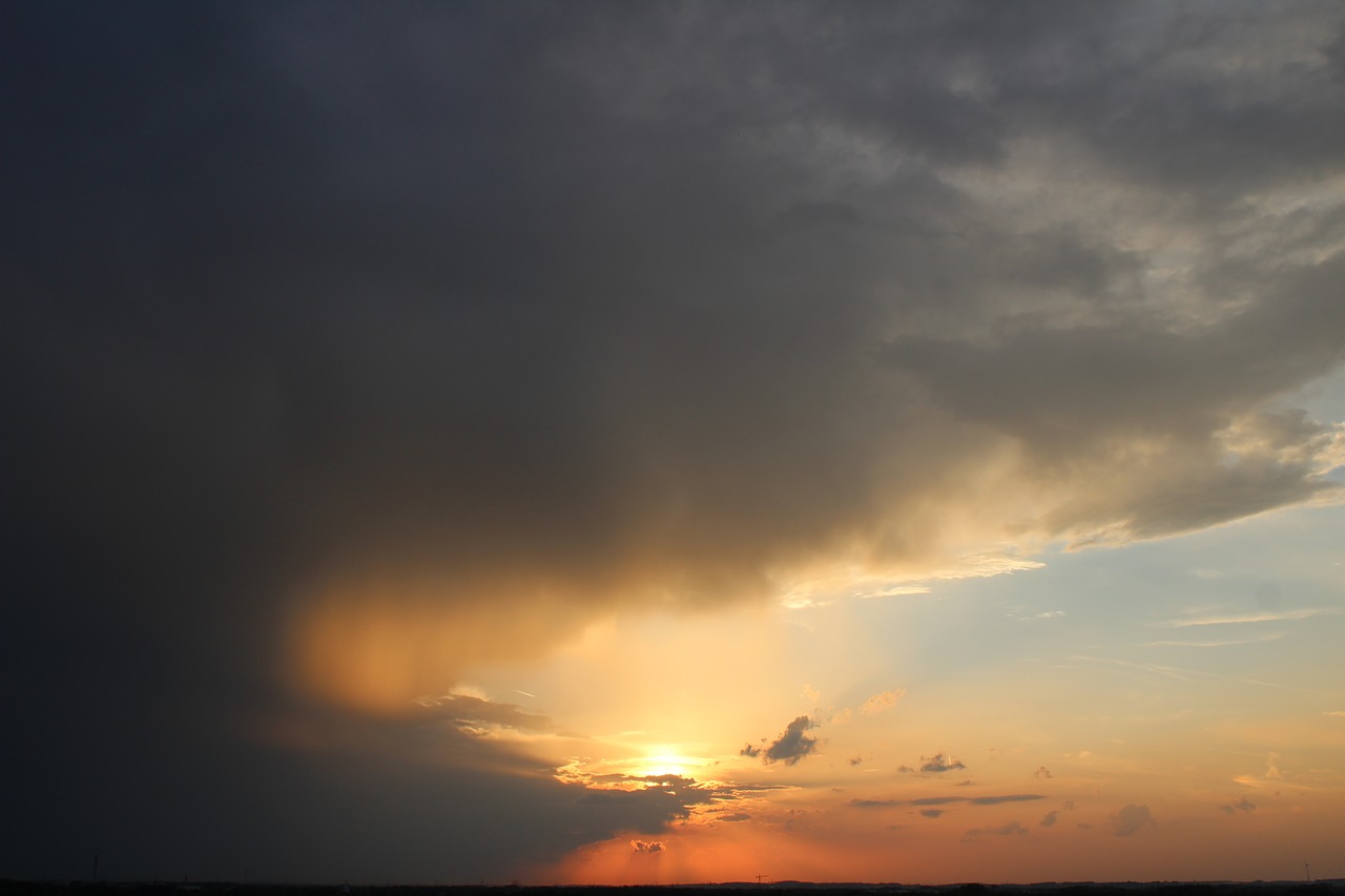 Saulėlydis, Dangus, Debesys, Abendstimmung, Romantika, Oranžinė, Horizontas, Nemokamos Nuotraukos,  Nemokama Licenzija