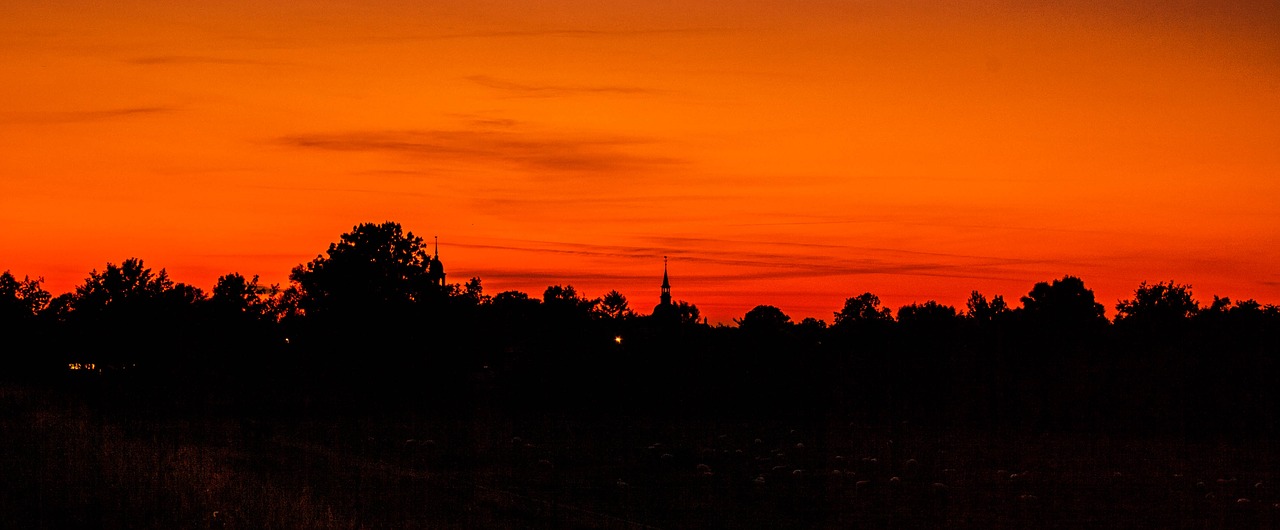 Saulėlydžio,  Dawn,  Panorama,  Prieblanda,  Vakare,  Siluetas,  Dangus,  Saulė,  Pobūdį,  Šviesos