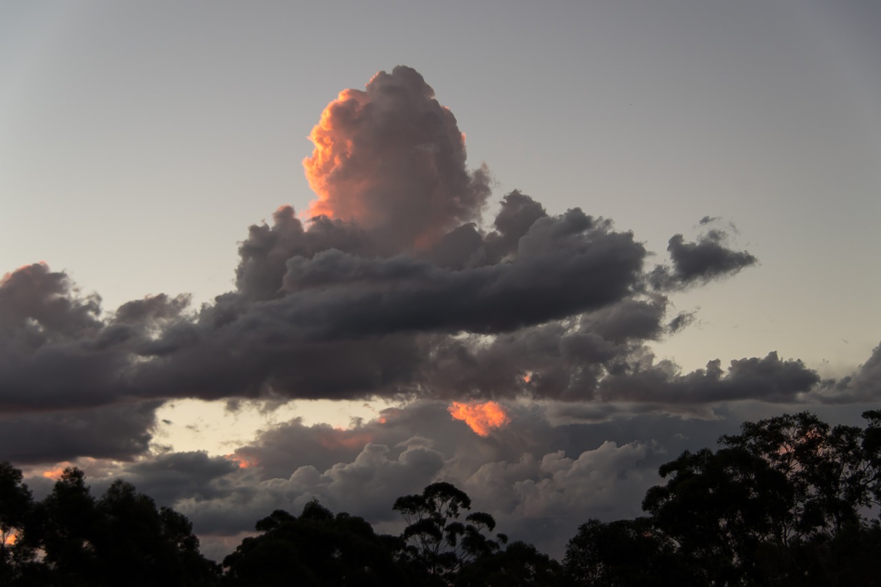 Saulėlydžio,  Dangus,  Debesys,  Formavimas,  Cloudscape,  Orų,  Pilka,  Dramatiškas,  Australija,  Horizontas