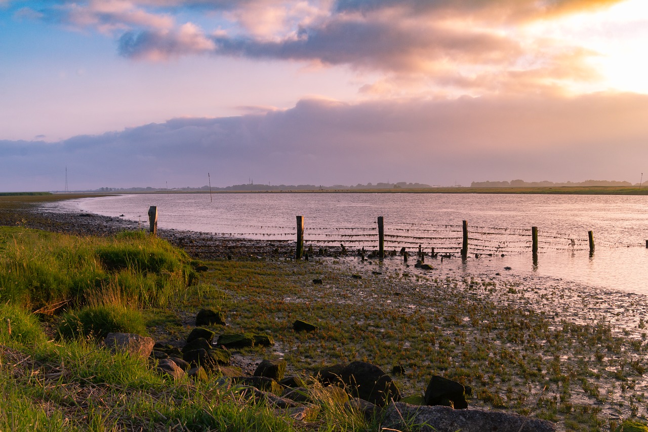 Saulėlydžio,  Gagos,  Vandens,  Šiaurės Jūra,  Abendstimmung,  Nordfriesland, Nemokamos Nuotraukos,  Nemokama Licenzija